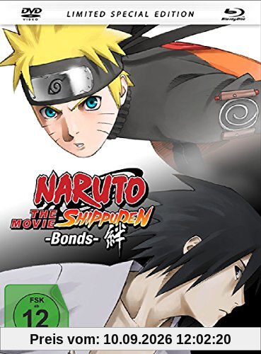 Naruto Shippuden - The Movie 2: Bonds (Limited Special Edition im Mediabook inkl. DVD + Blu-ray)