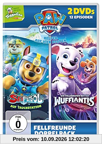 Paw Patrol - Sea Patrol & Die Fellfreunde retten Wufflantis (DVD)