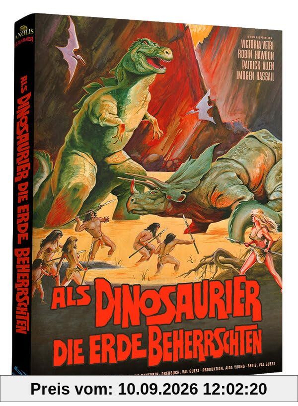 Als die Dinosaurier die Erde beherrschten - Mediabook - Cover C - Limited Edition - HAMMER EDITION NR. 43