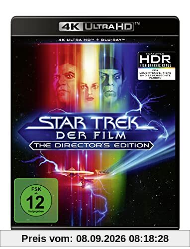 Star Trek: Der Film - The Director's Edition [4K Ultra HD] + [2 Blu-rays]