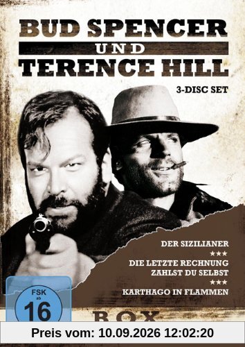 Bud Spencer & Terence Hill - Box, Vol.5 (Der Sizilianer/Die letzte Rechnung zahlst du selbst/Karthago in Flammen) (3 Disc-Set)