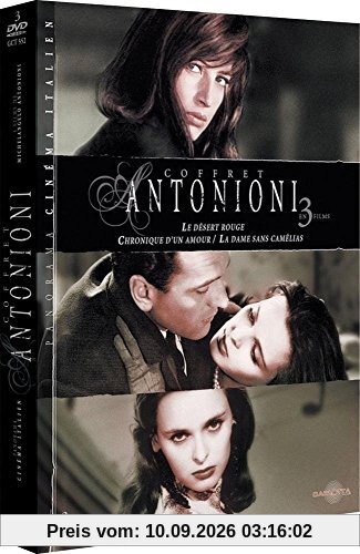 Coffret michelangelo antonioni : le désert rouge ; chronique d'un amour;la dame sans camélias [FR Import]