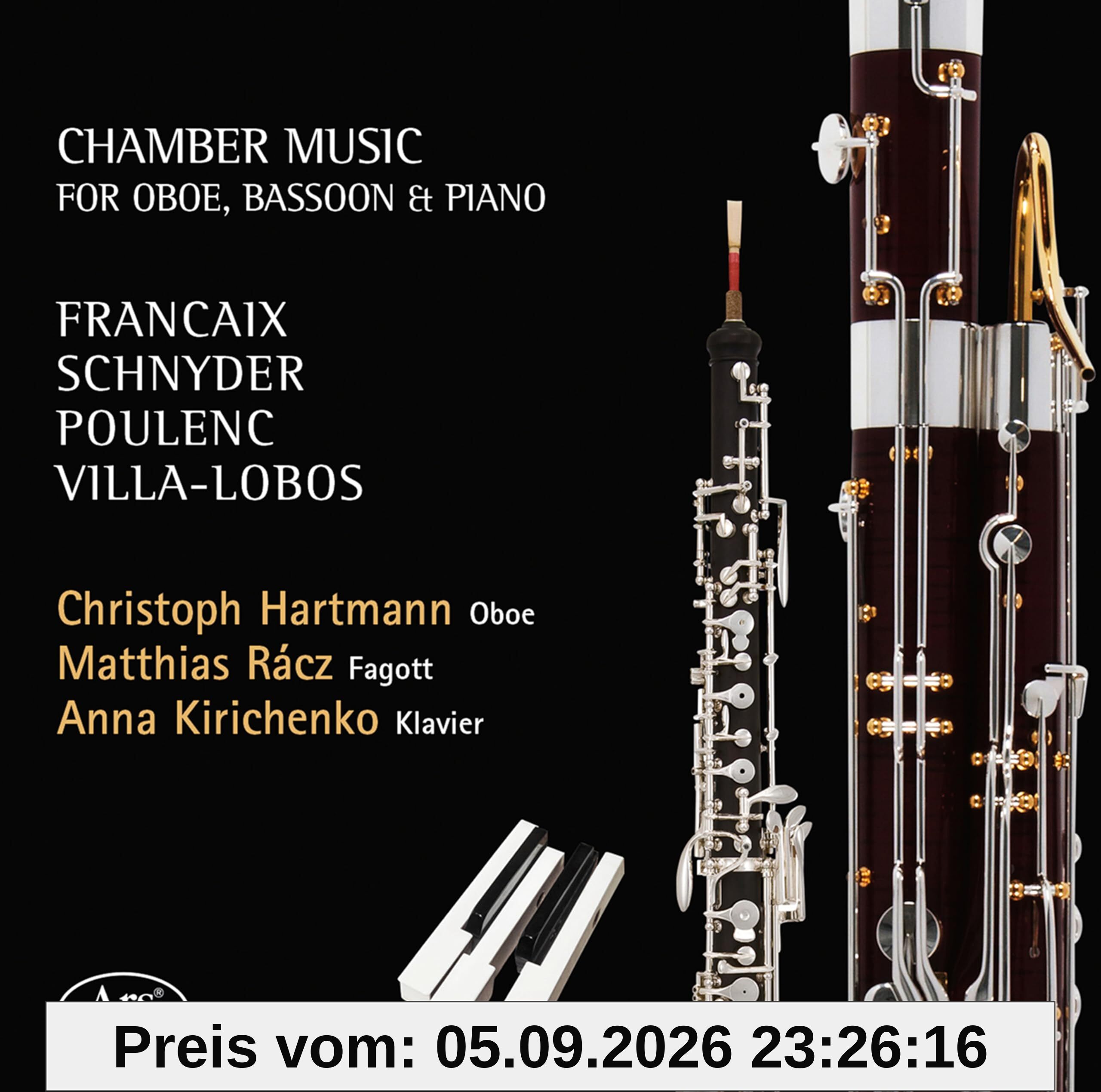 Musique de Chambre pour Hautbois, Basson et Piano
