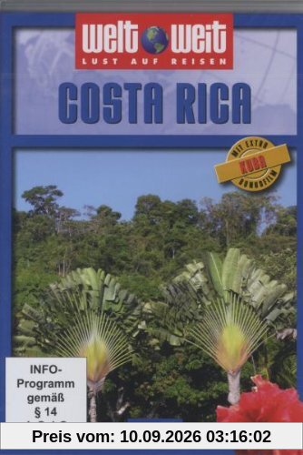 Costa Rica (Reihe: welt weit) mit Bonusfilm "Kuba"; Gesamtlänge: ca. 95 Min.
