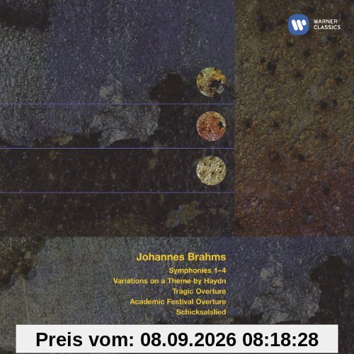 Brahms: Symphonies Nos. 1-4; Variations on a Theme by Haydn; Tragic Overture; Academic Festival Overture; Schicksalsl