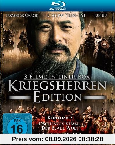 Kriegsherren Edition (Konfuzius, Dschingis Khan, Die Schlacht der Warlords) [3 Blu-rays]