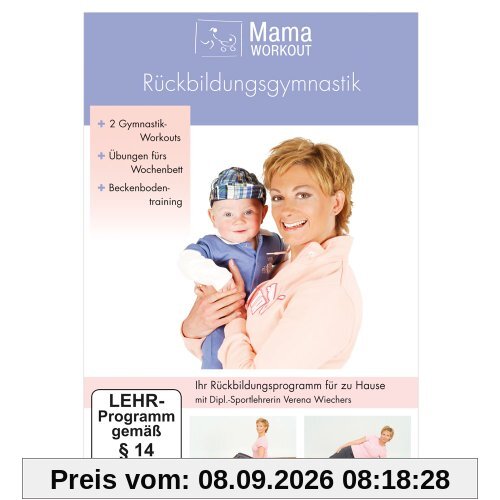 MamaWorkout - Rückbildungsgymnastik (mit Tipps für Rücken u. Beckenboden // von der Dt. Hebammenzeitschrift empfohlen!)