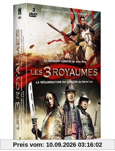 Coffret les 3 royaumes : les 3 royaumes version longue parties 1 et 2 ; les 3 royaumes, la résurrection du dragon [FR Import]