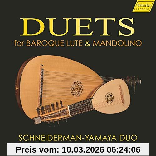 J. Schneiderman Duets For Baroque Lute & Mandolino
