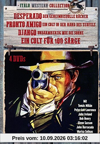 Italo-Western Collection (4er-Schuber: Desperado - Pronto Amigo - Django - Ein Colt für 100 Särge) [4 DVDs]