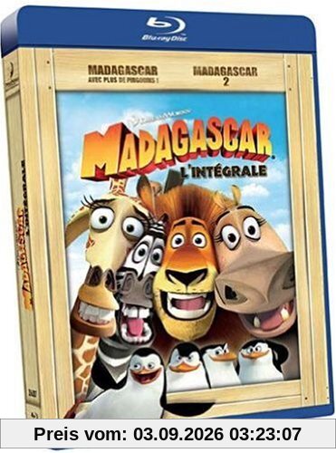 Madagascar + Madagascar 2 [Blu-ray] [FR Import]
