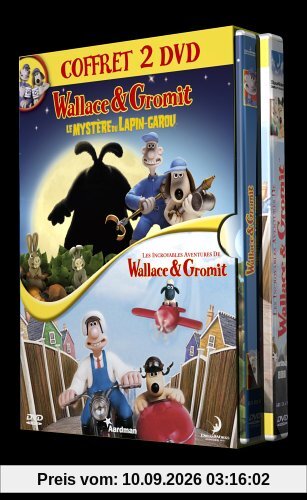 Wallace & Gromit : Le Mystère du lapin Garou / Les Incroyables aventures de Wallace et Gromit - Coffret 2 DVD [FR Import]