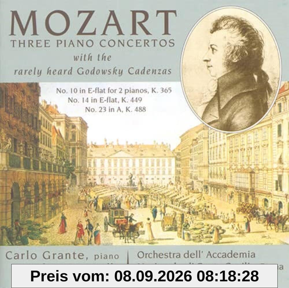 Mozart: Klavierkonzerte KV 449 / 488 / 365