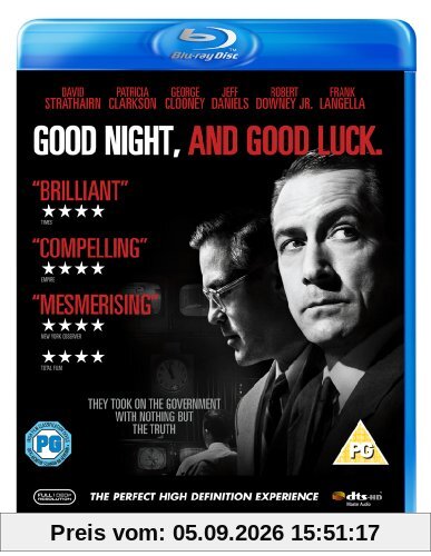 Good Night, and Good Luck [Blu-ray] [UK Import]