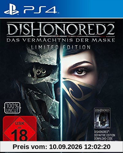 Dishonored 2: Das Vermächtnis der Maske - Limited Edition (inkl. Definitive Edition) [PlayStation 4]