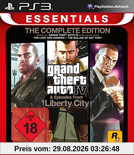 Grand Theft Auto IV Complete Edition Essentials - [PlayStation 3]