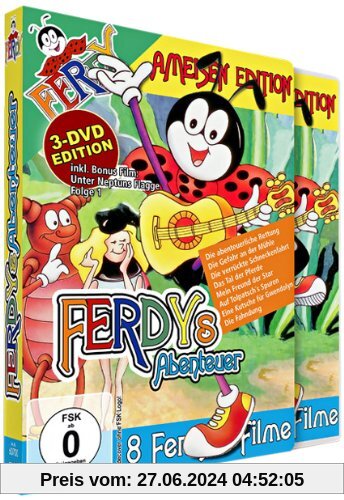 Ferdy, die Ameise 1. Staffel ( Folge 1-8 plus Bonusfilm Unter Neptuns Flagge ) - 3 DVDs
