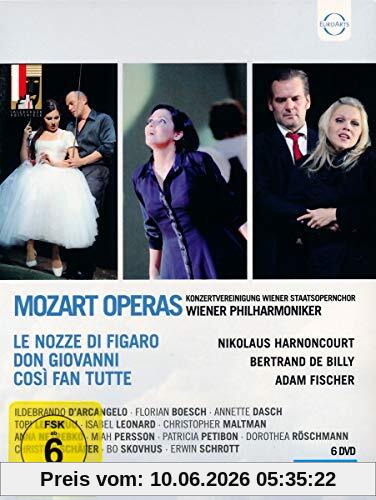 Mozart Opern: Cosi fan tutte - Don Giovanni - Le nozze di Figaro [6 DVDs]