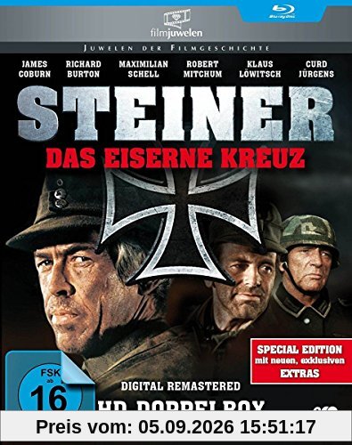 Steiner - Das eiserne Kreuz Teil 1+2 (HD-Doppelbox) - Filmjuwelen [2 Blu-rays]