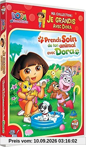 Dora l'exploratrice : ma collection je grandis avec dora : prends soin de ton animal avec dora [FR Import]
