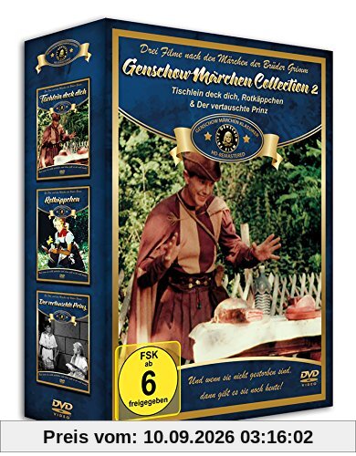 Genschow Märchen-Collection 2 (3er-Schuber: Tischlein deck dich - Rotkäppchen - Der vertauschte Prinz) [3 DVDs]
