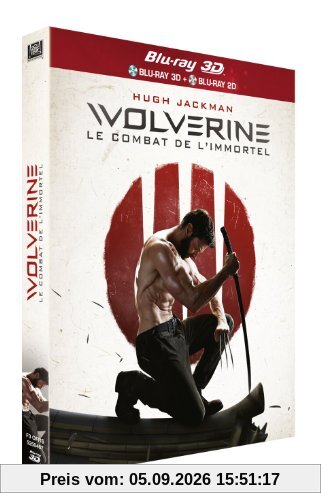 Wolverine : Le combat de l'immortel - Combo Blu-ray + Blu-ray 3D