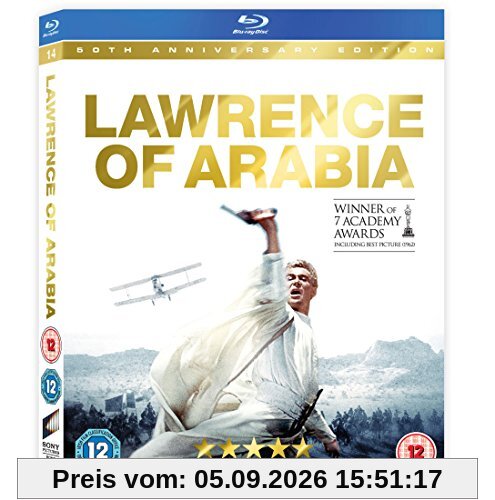 Lawrence of Arabia (Restored Version) [Blu-ray] [UK Import]