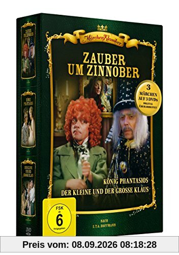 Märchen-Box 2 (Zauber um Zinnober - König Phantasios - Der kleine und der große Klaus) 3 DVDs