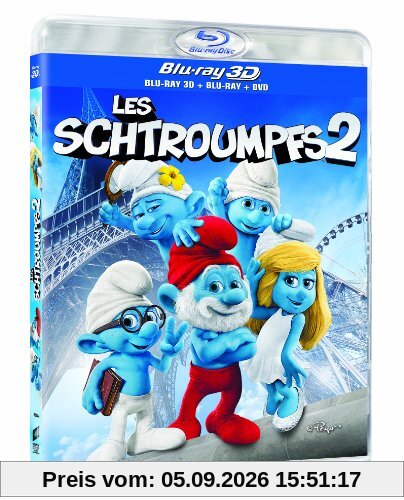 Les Schtroumpfs 2 - Combo Blu-ray 3D + Blu-ray + DVD