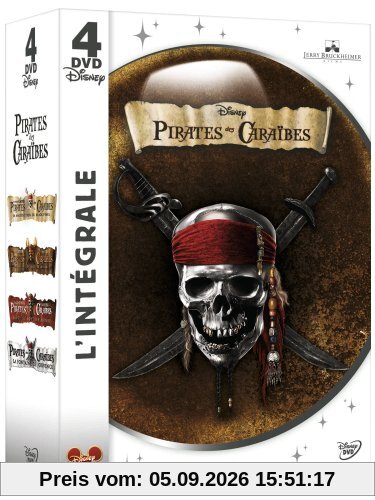 Coffret intégrale pirates des Caraïbes [FR Import]