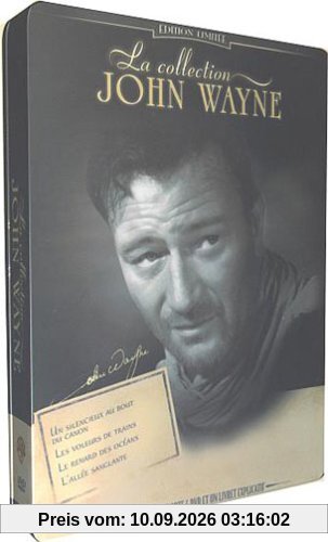 La Collection John Wayne - Coffret métal 4 DVD : Un silencieux au bout du canon / Les voleurs de train / Le renard des océans / L'allée sanglante [FR Import]