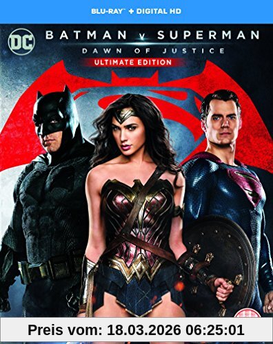unbekannt Batman V Superman, Dawn Of Justice (Ultimate Edition) [Blu-ray] [2016] Uk-Import, Sprache-Englisch