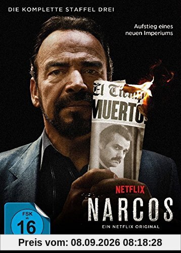 Narcos - Die komplette Staffel Drei [4 DVDs]