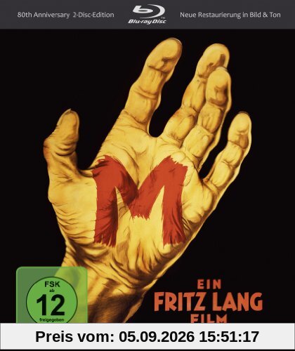 M - Eine Stadt sucht einen Mörder - 80th Anniversary Edition (+ DVD) [Blu-ray]