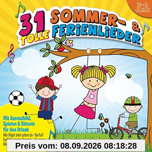 31 Tolle Sommer-& Ferienlieder