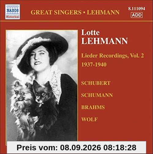 Liederaufnahmen Vol. 2 1937-40