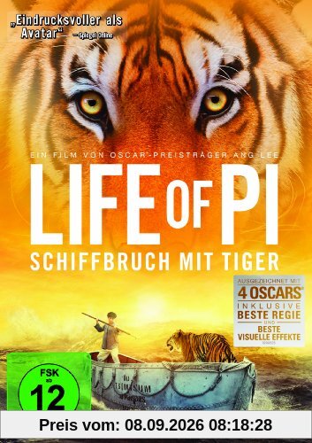 Life of Pi - Schiffbruch mit Tiger