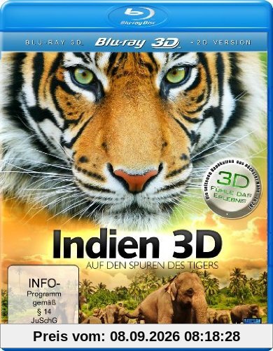 Indien - Auf den Spuren des Tigers [3D Blu-ray]