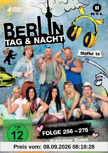 Berlin - Tag & Nacht - Staffel 14 (Folge 256-275) [4 DVDs]