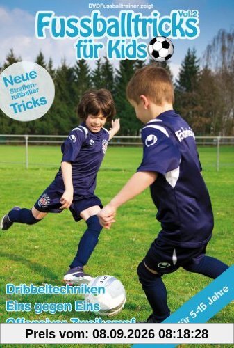 Fussballtricks für Kids Vol. 2 / Neue Fußballübungen im Fußballtraining (DVD)