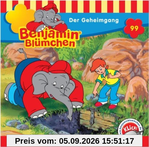 Benjamin Blümchen 99. Der Geheimgang. CD.