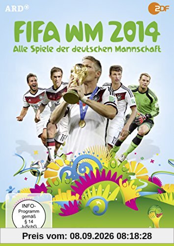 FIFA WM 2014 - Alle Spiele der deutschen Mannschaft [7 DVDs]