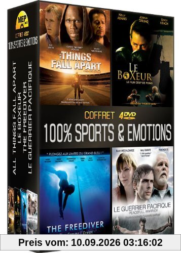 Coffre 100% sports & emotions : all things fall apart ; le boxeur ; the freediver ; le guerrier pacifique [FR Import]