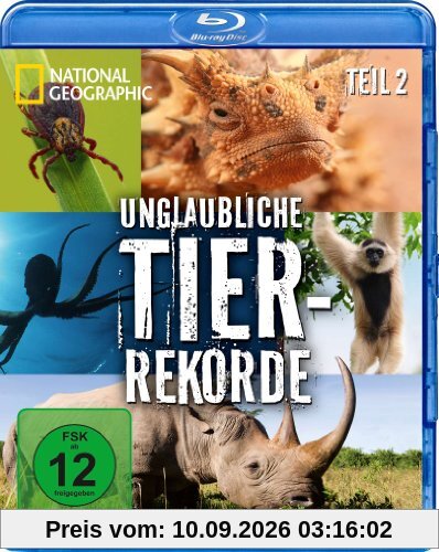 Unglaubliche Tier-Rekorde Teil 2 - National Geographic [Blu-ray]