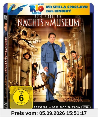 Nachts im Museum (+ Rio Activity Disc) [Blu-ray]