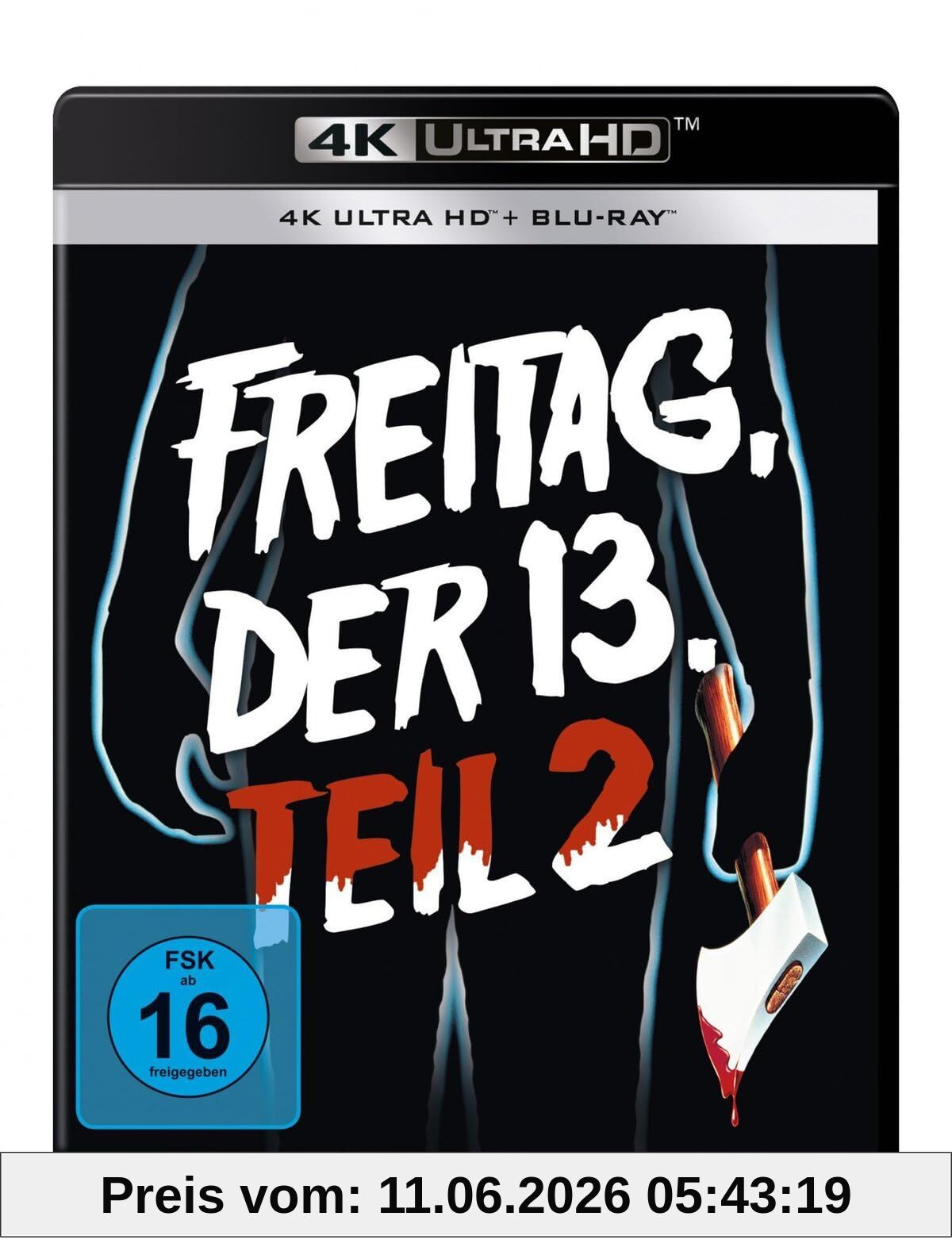 Freitag der 13. Teil 2 [4K Ultra HD] + [Blu-ray]