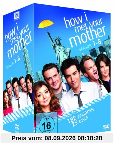 How I Met Your Mother - Season 1-8 Komplettbox (exklusiv bei Amazon.de) [25 DVDs]