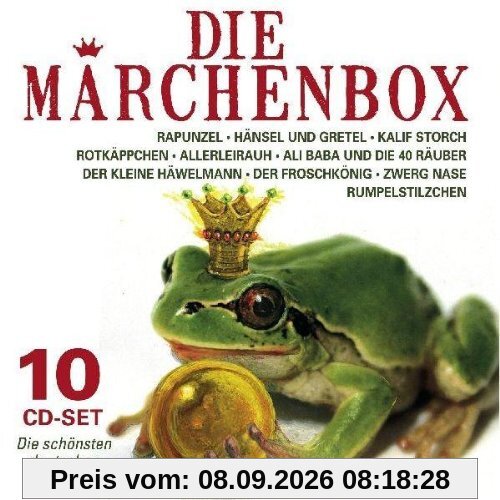 Die Märchenbox erzählt die schönsten deutschen Märchen: Rapunzel, Hänsel und Gretel, Rotkäppchen, uvm.