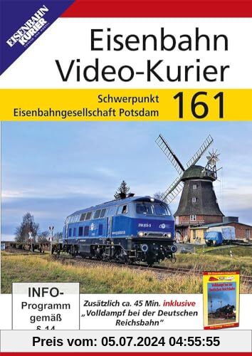Eisenbahn Video-Kurier 161 - Schwerpunkt Eisenbahngesellschaft Potsdam