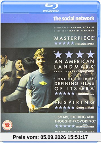 The Social Network [Blu-ray] [UK Import]